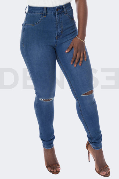 Super Stretchy Jeans BadGirl - Bleu Medium