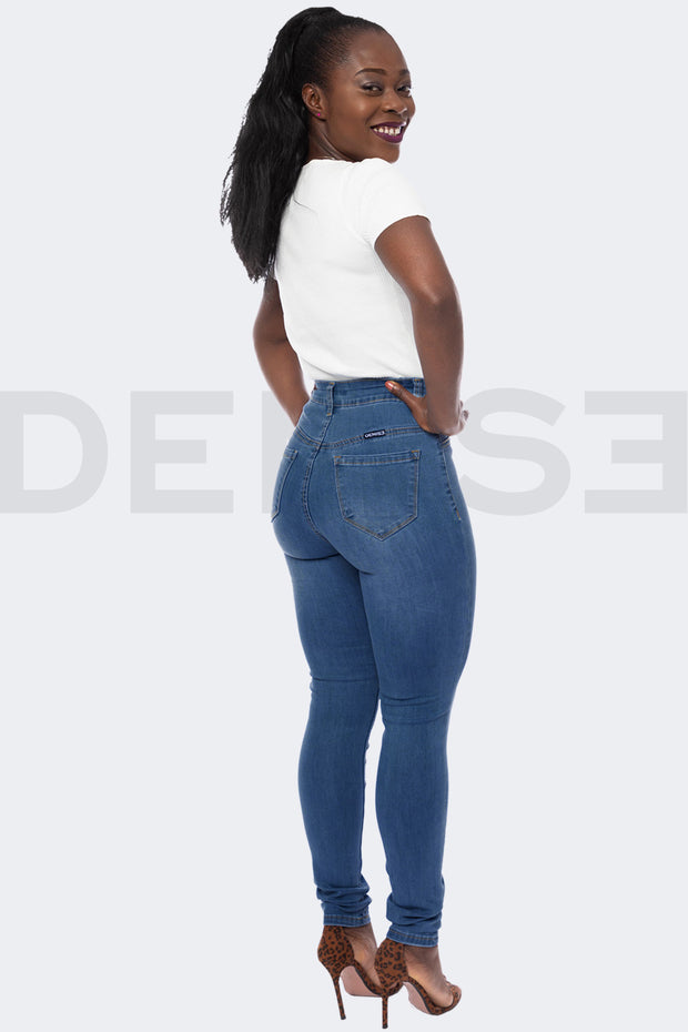 Super Stretchy Jeans BadGirl - Bleu Medium