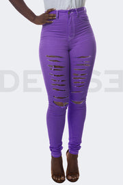 Super Stretchy Jeans Badass Lady - Ultra Violet