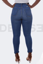 Super Stretchy Jeans Wow Mama - Bleu Medium